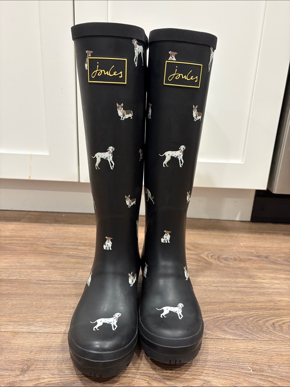 NWT Joules Dog Print Rain boot
